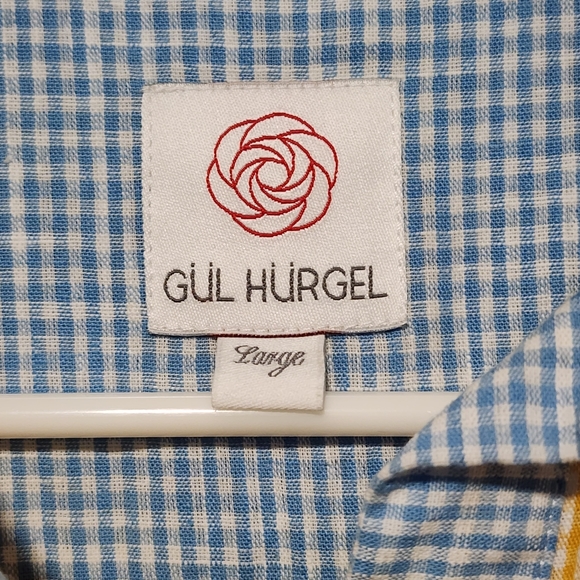 GÜL HÜRGEL Belted Gingham Cotton And Linen-Blend Maxi Shirt Dress - Mari… - Picture 6 of 8